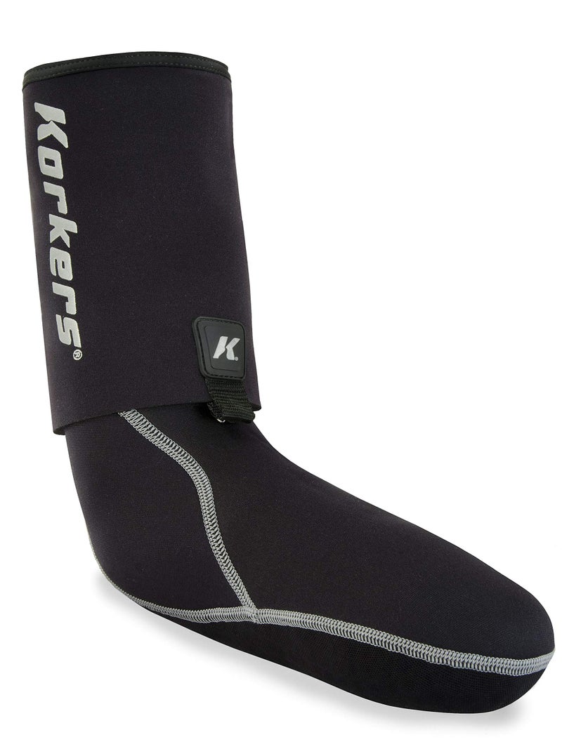 KORKERS I-Drain Neoprene Guard Sock, 3.5mm, Black, Small - Image 2